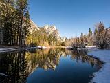 Yosemite 011 : America, American, California, Californian, Cathedral and Nearby, National Park Service, USA, United States, Yosemite National Park, Yosemite Valley